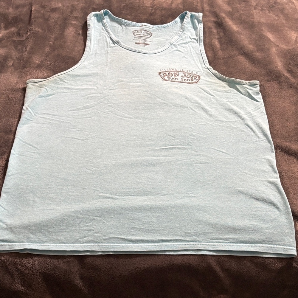 Light Blue Ron Jon Tank Top